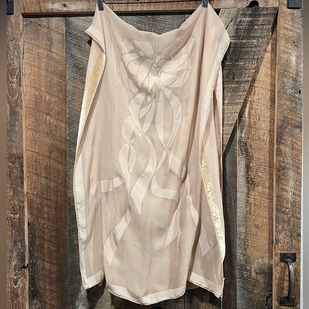 Valentino Cream Scarf